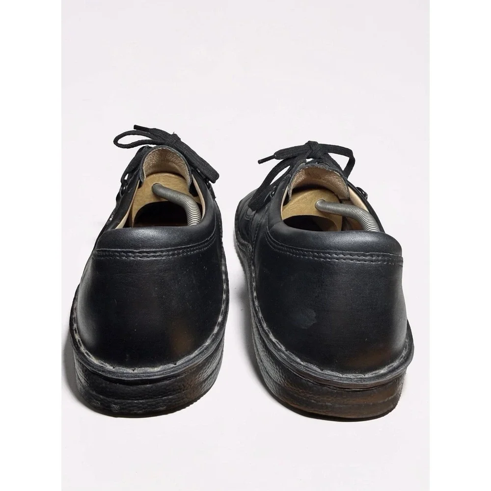 Finn Comfort  VAASA KAFFEE Men's Shoes Size 10.5 EU 44 Black Leather Oxford EUC